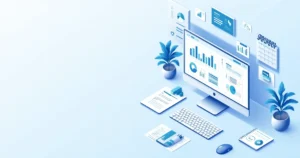 Tela de computador mostrando dashboard com gráficos e dados de gestão pública e vereadores